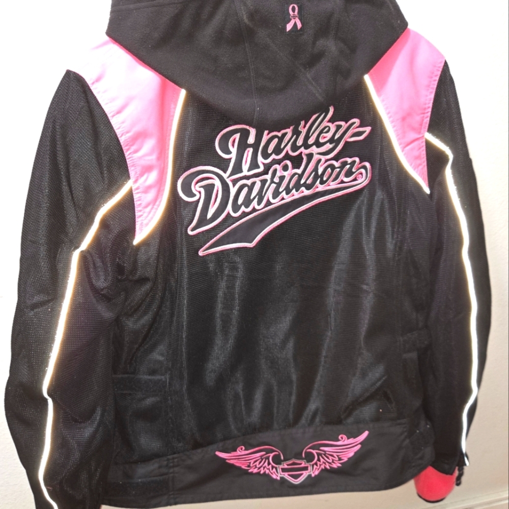 Women's, two piece Harley Davidson riding jacket
